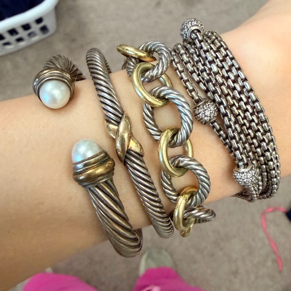 David Yurman Oval Link Chain Bracelet 12mm ๐ซ - Picture 3 of 3